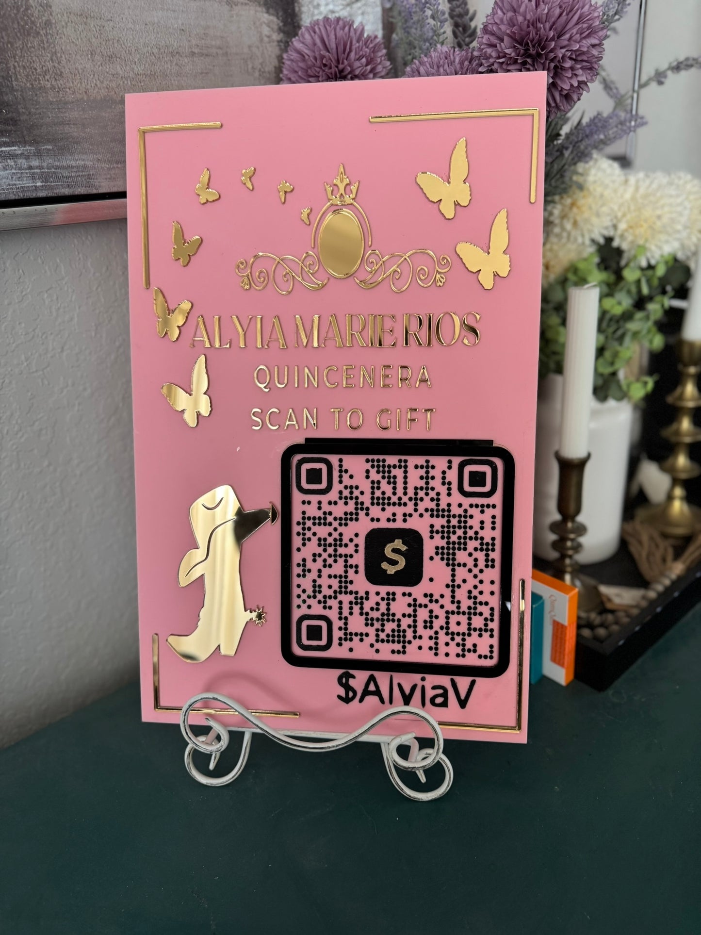 Quinceanera and sweet 16 signage