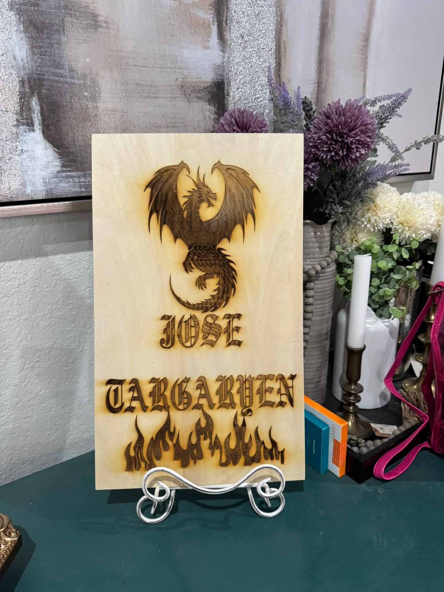 Wood engraved Logo/Picture