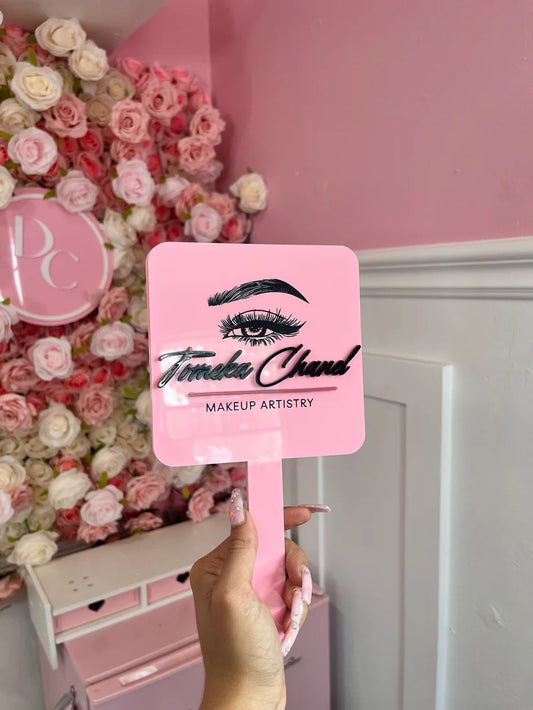 Custom mirror (3D logo)