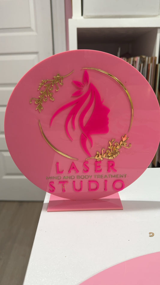 Standing Watermark (3D logo)