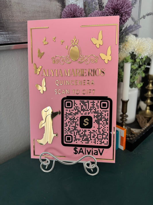 Quinceanera and sweet 16 signage