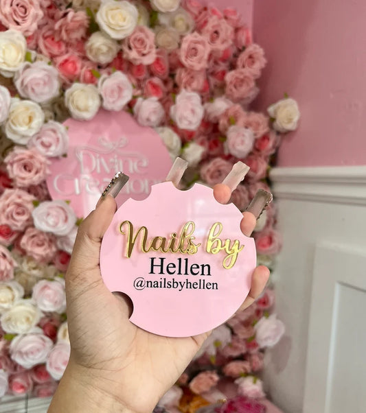 Bow Nail tech prop